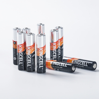 Pilas Alcalinas KINGCELL AAA LR03 de Larga Duración para Control Remoto y Electrónica de Consumo, Garantía de 10 Años