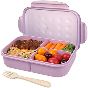 Children For Kids Bento Box Tableware Microwavable Food Container Natural Cereals Lunch Box