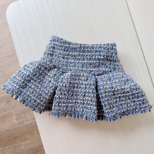 Vêtements d'hiver pour enfants de 4 à 16 <span class=keywords><strong>ans</strong></span>, <span class=keywords><strong>veste</strong></span> en tweed pour filles d'automne et d'hiver + jupe, ensemble de blazer en tweed de luxe en 2 pièces - Product Image 4