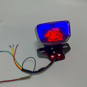 WANOU CG125 CD70 <span class=keywords><strong>CT</strong></span> PH TMX GN Clignotants de moto CG125 Clignotants de moto Indicateur lumineux RGB Smoke Light - Product Image 2