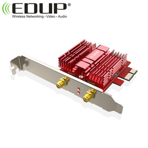 EDUP 3000Mbps BT 5.1 Pcie อะแดปเตอร์ WiFi <span class=keywords><strong>Wifi6</strong></span> AX200NGW WiFi การ์ดเครือข่าย <span class=keywords><strong>Intel</strong></span> <span class=keywords><strong>AX200</strong></span>ชิปเซ็ต Wi-Fi อะแดปเตอร์ In-Tel <span class=keywords><strong>Ax200</strong></span>บัตร