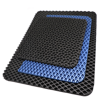Tapis de sol de voiture en mousse EVA gaufrée à motif diamant, feuilles de plastique en maille EVA