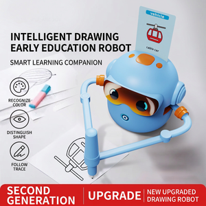 Drawing <b>Toys</b> Set Robot Automatic Painting Educational <b>Toy</b> for Kids 2-<b>4</b> <b>Years</b> Electric Plastic Unisex - Product Image 2