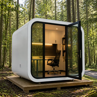 Bureau de jardin préfabriqué prêt à l'emploi, mini-bureau de jardin, cabine de jardin modulaire, pièce de jardin modulaire
