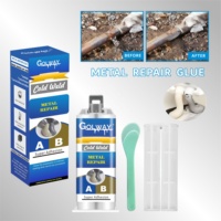 Pâte de réparation métallique pour joints de cartouches pré-remplies 1:1