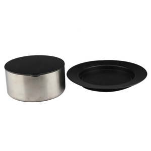 Juego de Tazones de Acero Inoxidable de Doble Pared de 2.2L, Ecológicos, Aptos para Lavavajillas, Ideales para Fiestas, con Tapa y Base Negras para Uso Doméstico - Product Image 5