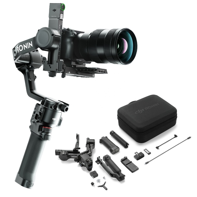 DJI RS 5/RS4 /RS4 RPO Mini Combo Gimbal Stabilizer 2kg/4.4lbs Payload Intelligent Tracking Camera Gimbal Native Vertical