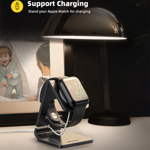 Lamicall OEM nhôm Smartwatch sạc dock đứng bàn di động chủ cho đồng hồ SmartWatch Sạc Dock trạm - Product Image 2