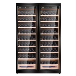 Raching CD1200 doppia porta vino <span class=keywords><strong>e</strong></span> vino refrigeratore armadio sigaro Humidor - Product Image 2