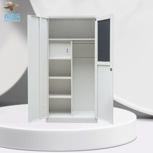 Armoire métallique à 2 portes de Guangzhou, prix abordable, casier à vêtements pour adultes, conception personnalisée - Product Image 5