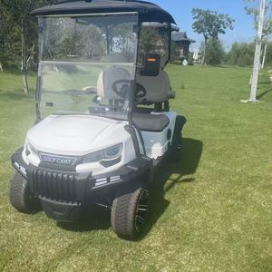 2 Kişilik Elektrikli Golf Arabası 4 Tekerlekli Golf Buggy'si Golf Sahası Park Resort Kullanımı İçin - Product Image 3