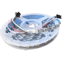 SMD3535 DC12V USB RGB IC Biegbarer Zickzack 60 LEDs 7MM Adressierbarer Flexibler S-förmiger IP65 LED-Streifen Neon-Kunstlicht Beschilderung
