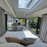Capsule spatiale isolée à température contrôlée, certifiée CE, résidence mobile de qualité villa, bâtiment de bureau moderne de luxe