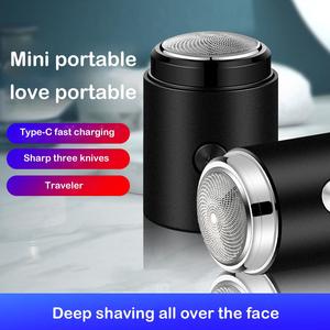 Afeitadora Eléctrica Portátil Mini Recargable para Hombre, Máquina de Afeitar de Viaje, Lavable, de Uso Húmedo y Seco, Recortadora Masculina - Product Image 6