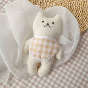 Jouet en peluche chat brodé personnalisé avec logo, poupée en peluche pour promotion d'entreprise, cadeau pour bébé - Product Image 5