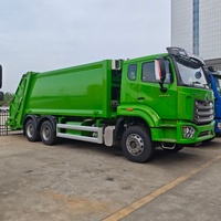 Camion Compacteur de Déchets Électrique d'Occasion Howo 6x4 de Bonne Qualité avec Système Hydraulique 20cbm 21cbm 22cbm Prix