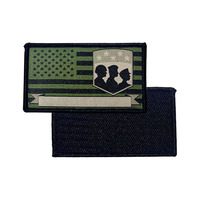 Personnalisé mignon dessin animé pompier toile manches Patch presse à chaud personnalisé tissé broderie thermocollant Logo vêtements chapeaux sacs