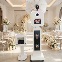 Photomaton professionnel pour iPad et appareil photo reflex numérique, prend en charge les formats paysage et portrait