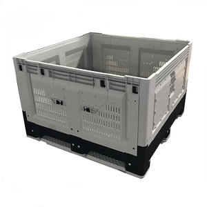 Palette en plastique robuste de 1162*1162*780 mm avec une capacité de 930 L pour le transport de fruits et légumes - Product Image 1