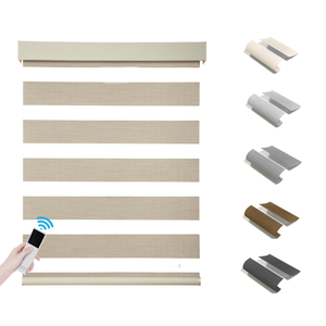 Google Wifi Alexa điều khiển từ xa ngày và đêm Polyester cửa sổ thông minh Điện cơ giới Zebra cơ giới Rèm cho cửa sổ - Product Image 1