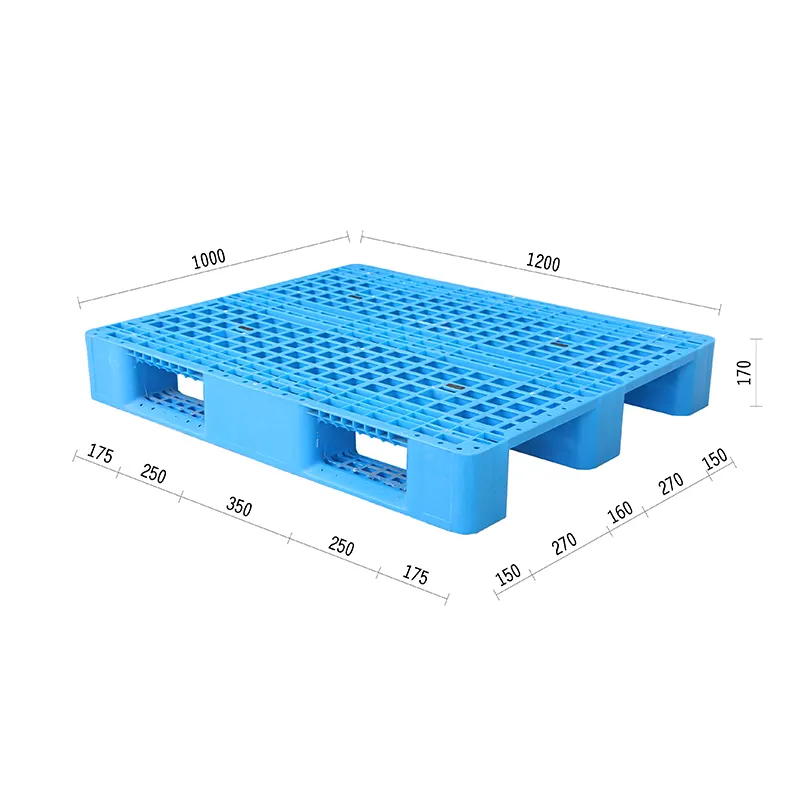 1.2M Hdpe เหล็กเสริมแร็คหนัก3ลื่นไถลพาเลทพลาสติกที่กำหนดเอง