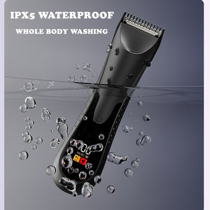 Tondeuse à cheveux corporelle rechargeable étanche à LED, tondeuse électrique pour hommes, <span class=keywords><strong>rasoir</strong></span> pour l'épilation du pubis, du bikini, du corps, pour le toilettage masculin - Product Image 5