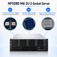 Serveur en rack NF5468M6 avec double processeur Intel Xeon Scalable, extension d'E/S riche, configuration GPU flexible pour la construction de cloud IA privé