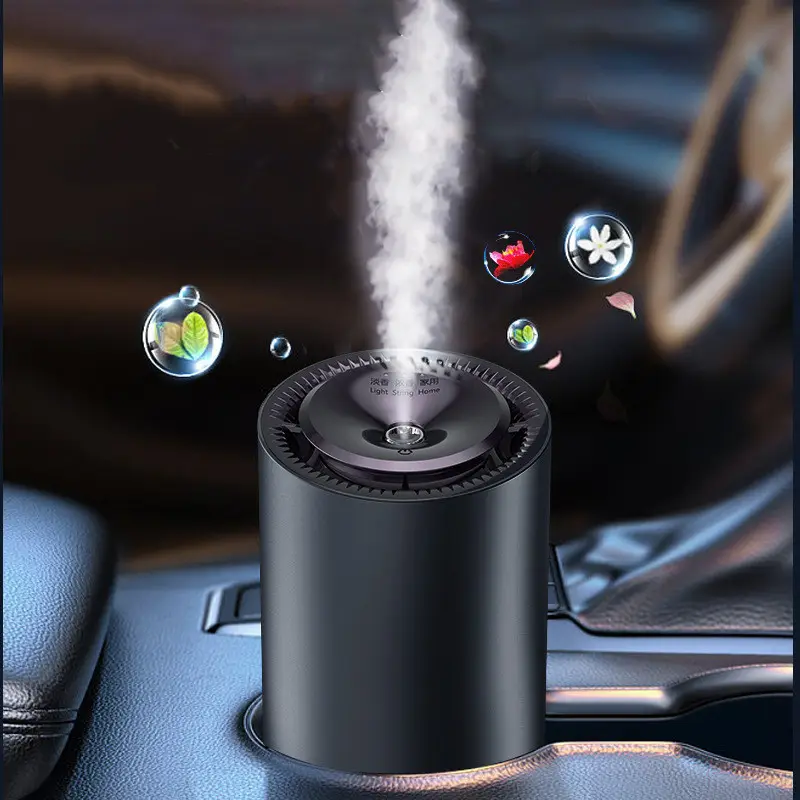 2023 Novo Produto Puro Essencial Waterless Aroma Difusor Inteligente Purificador de Ar Óleo Essencial Nebulizador Carro Aroma Difusor