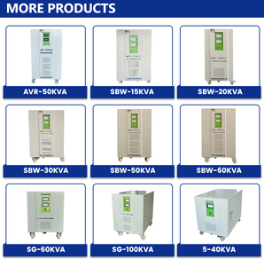 500KVA 1/2/3相ACサーボ安定剤銅220V 110 380 400 440 V電圧安定剤 - Product Image 5