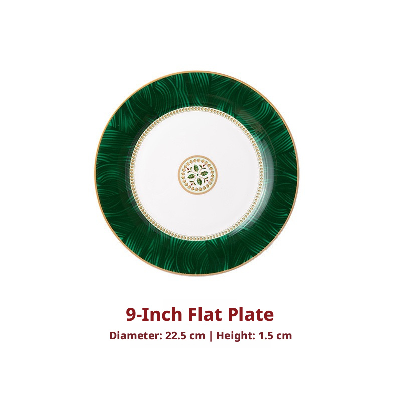 Assiette plate de 9 pouces