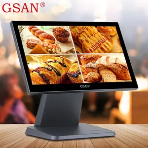 Grosir Mesin Monitor Sentuh Pos Mesin Kasir Layar Ganda Semua Dalam Satu Sentuhan Sistem Pos 15.6 Inci I3 I5