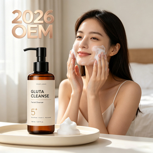 คลีนเซอร์ล้างหน้าสูตรอ่อนโยน GLUTACLEANSE สำหรับขายส่ง รับผลิตแบบ OEM ทำความสะอาดผิวได้ทุกประเภท ใช้ได้ทุกวัน - Product Image 5