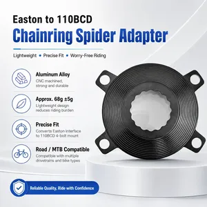 Adaptateur de pignon léger GOLDIX pour manivelles <span class=keywords><strong>EASTON</strong></span> 4 boulons 110BCD pour convertisseur de pignon simple/double en alliage - Product Image 1