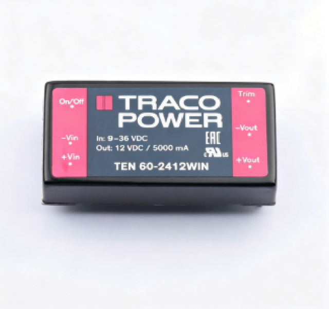 TEN 60 2412WIN Isolated DC DC Power Module 60W 9 36VDC Input 12VDC Output