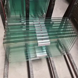 12 Mm 10Mm Thick Industrial Single Double Pane Tempered Glass Panel For Windows Stair Railing Balustrade