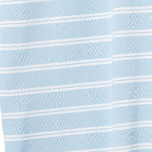 Polo de Manga Corta a Rayas Azul Claro para Hombre, Corte Regular, Estilo Casual, Tejido de Punto - Product Image 5