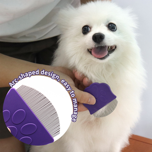 Peine de Acero Inoxidable OEM para Eliminar Pelo de Perros y Gatos, Antipulgas y Antipiojos, Fácil de Usar y Conveniente - Product Image 5