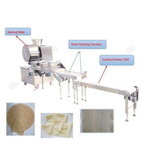 Machine à envelopper les lumpias de qualité supérieure, prix, ligne de production de feuilles de pâte pour rouleaux de printemps, fabricant de feuilles de samosa - Product Image 3