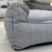 Große Haustier betten aus recyceltem Stoff Wasch bar Xxl Soft Designer Wasserdicht Beruhigend Modernes Luxus-Hunde bett für große Hunde