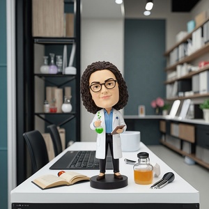 Figuras Personalizadas de Científicos, Artesanía de Resina, Recuerdos, Regalos, Pequeñas Estatuas, Adornos de Escritorio, Fabricante de Figuras Personalizadas, Anime - Product Image 6