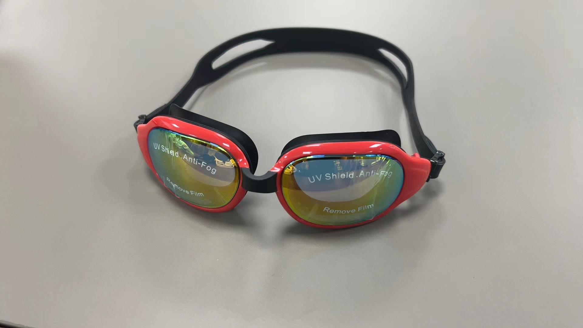 Colorful black and red