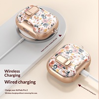 Casing Pelindung TPU Model Baru untuk Pro 3 & Pro 4 dengan Desain Bunga dan Lapisan Cat Semprot