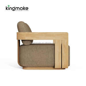 Muebles de exterior para hoteles y villas, juego de sofás de jardín, conjunto de muebles de lujo para resorts, muebles de teca para patio, sofá de exterior - Product Image 6