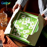 Boîte Cadeau Haut de Gamme Verte pour Mariage, Doublure Éponge, Fermeture Magnétique, Boîte en Papier à Compartiments pour Gâteaux de Lune, Biscuits et Snacks – Offre Spéciale