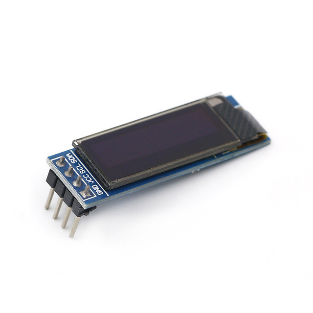 0.91-inch 4-pin OLED LCD Display Module IIC 12832 LCD Display Device Compatible with 3.3v-5V