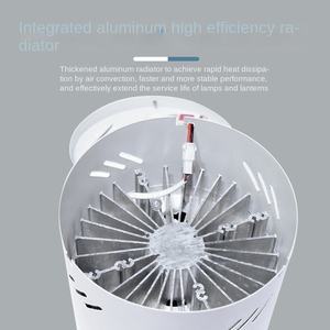 35W IP44 LED Downlight Montado en superficie Ronda de fundición a presión de aluminio COB Luz de techo Fuente de alimentación de CA - Product Image 6