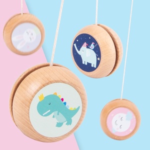 Juguete Educativo para Niños, Mini Yo-yo de Madera con Forma de Ala, Juego Tradicional de Ocio Interactivo y Competitivo, Personalizable - Product Image 2