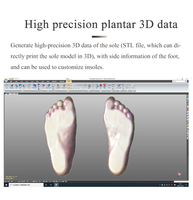 Scanner plantaire 3D de qualité industrielle, équipement de mesure de la forme du pied pour la conception de semelles personnalisées et la R&D de chaussures