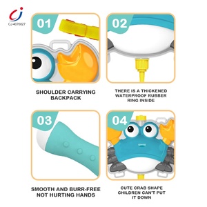 Mochila Chengji <span class=keywords><strong>pistola</strong></span> de agua portátil al aire libre playa <span class=keywords><strong>cangrejo</strong></span> dibujos animados <span class=keywords><strong>pistola</strong></span> de agua de gran capacidad con tanque de mochila - Product Image 4