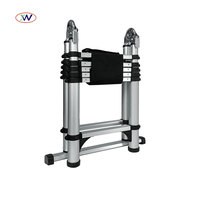Échelle télescopique pliable multifonctionnelle en aluminium à haute compétitivité pour grenier